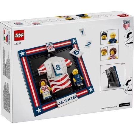 《狂樂玩具屋》LEGO 43033 2026年美國國家足球隊球衣 U.S.National Team-細節圖2