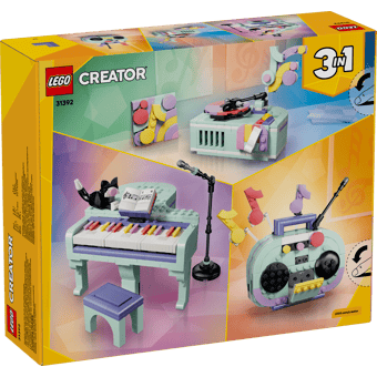 《狂樂玩具屋》 LEGO 31392 Creator-音樂裝飾鋼琴與貓咪(5)-細節圖2