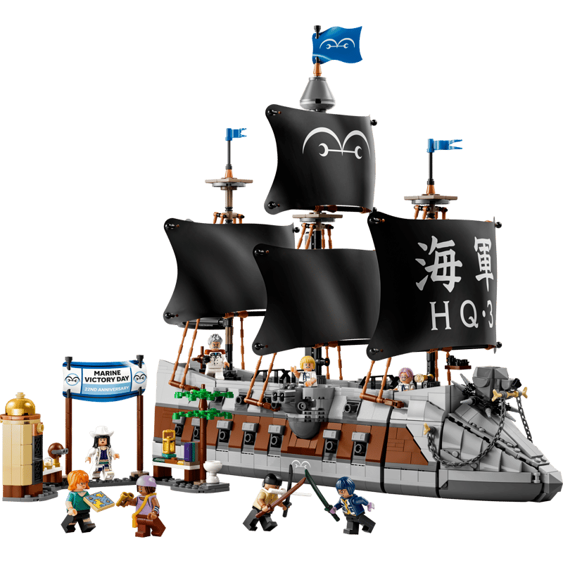 《狂樂玩具屋》LEGO 75646 ONE PIECE-卡普的海軍戰艦(1)-細節圖2