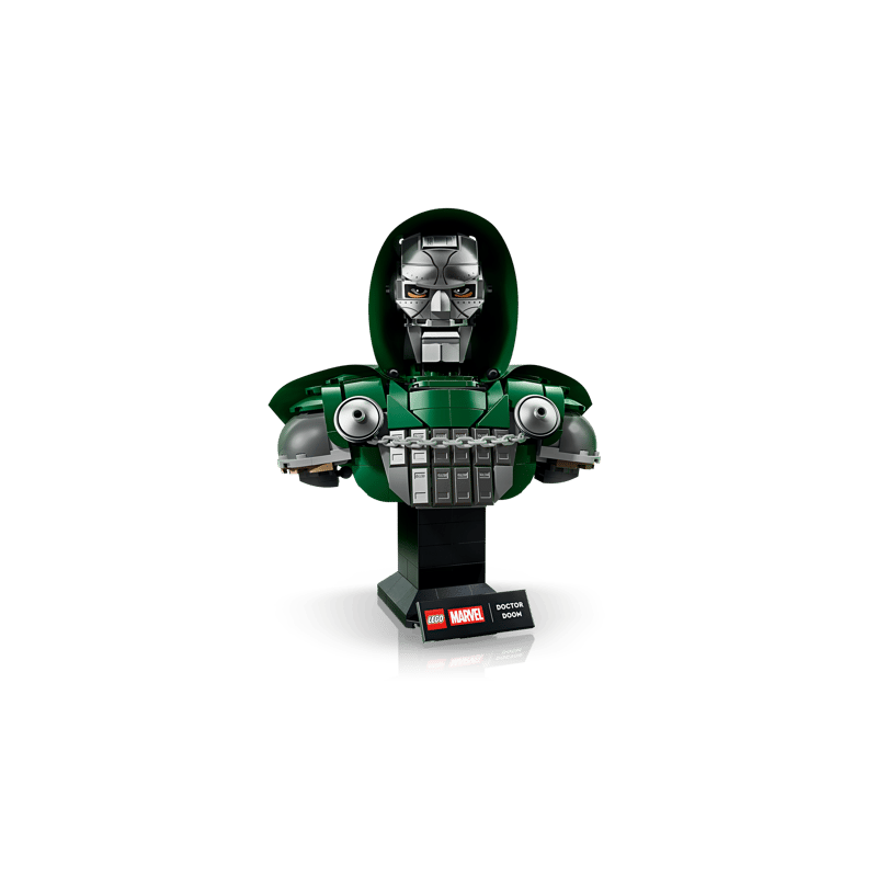 《狂樂玩具屋》  LEGO 76345 末日博士頭像 Doctor Doom Bust-細節圖2