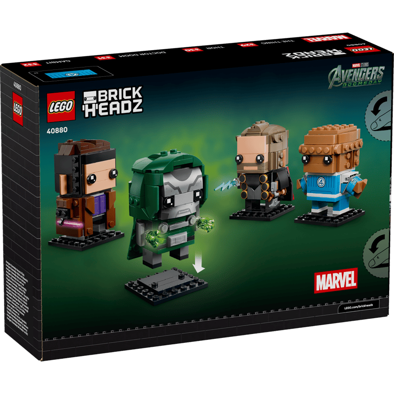 《狂樂玩具屋》  LEGO  40880 《復仇者聯盟：末日崛起》英雄與惡棍-細節圖2