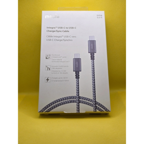 Moshi Integra™ 強韌系列 USB-C to USB-C 耐用編織充電線/傳輸線 (2m)