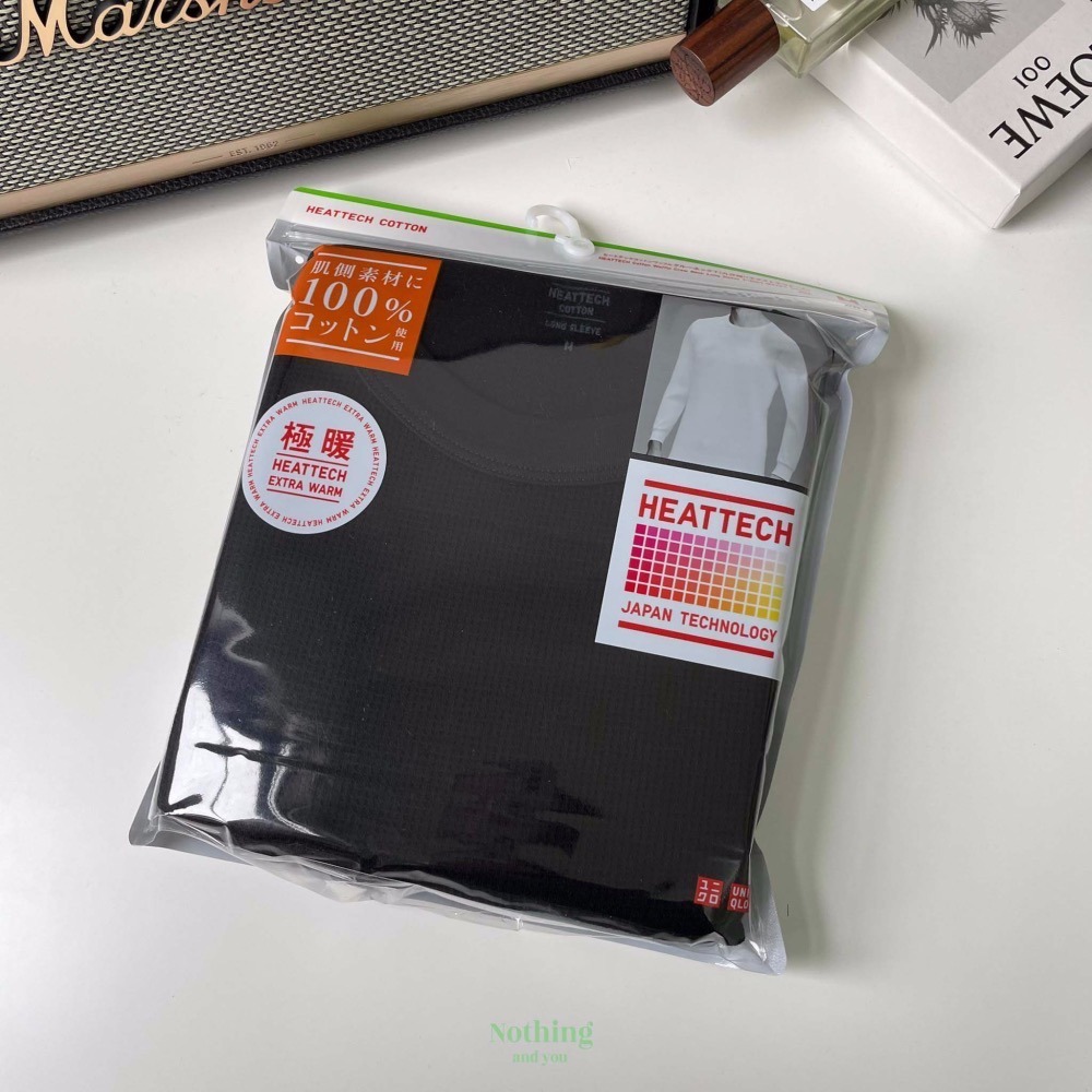 Uniqlo 優衣庫 HEATTECH EXTER WARM圓領 極暖 發熱衣 9分袖 內搭 保暖 磨毛-細節圖11