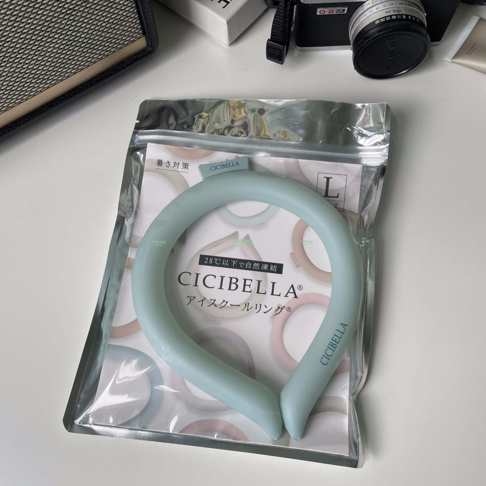 日本限定 cicibella 智慧涼感環 夏季小物 消暑小物 涼感環 寵物冰環 幼童冰環-細節圖10