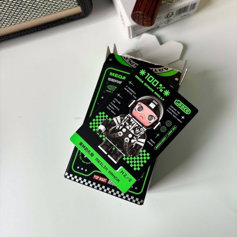 拆盒確認款 泡泡瑪特 MEGA 珍藏系列100%週年SPACE MOLLY 一代二代盲盒 POP MART-細節圖2