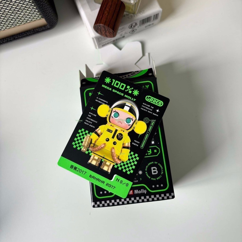 拆盒確認款 泡泡瑪特 MEGA 珍藏系列100%週年SPACE MOLLY 一代二代盲盒 POP MART-細節圖4
