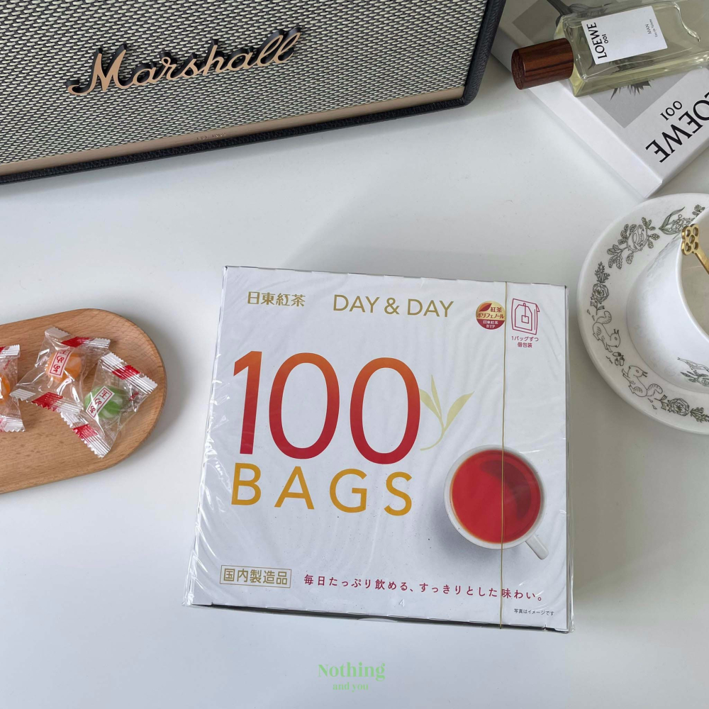 日東紅茶 DAY&DAY 日本境內版 100入裝 獨立紙包裝 隨身包-細節圖5