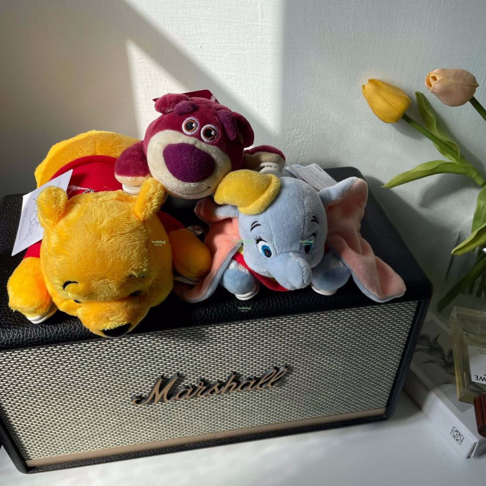 日本限定 東京海洋迪士尼 40週年 春日達菲家族 小熊維尼 玩具總動員 草莓熊 小飛象 鑰匙圈 別針吊飾 玩偶-細節圖7