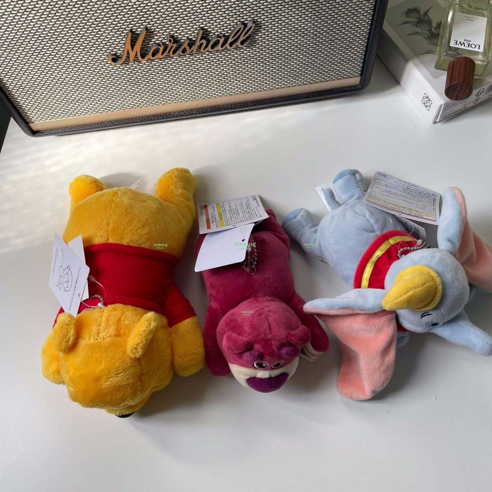 日本限定 東京海洋迪士尼 40週年 春日達菲家族 小熊維尼 玩具總動員 草莓熊 小飛象 鑰匙圈 別針吊飾 玩偶-細節圖8