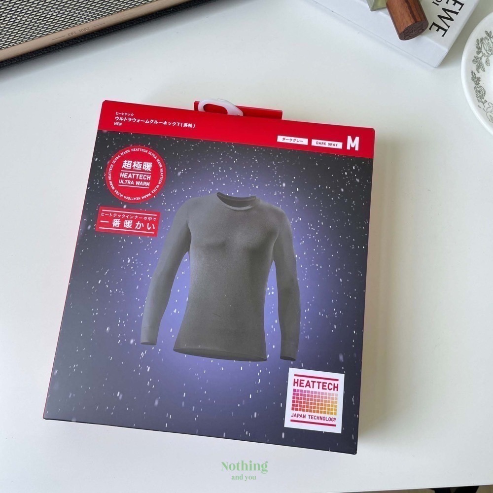 日本Uniqlo HEATTECH ULTRA WARM 圓領超極暖發熱衣長袖內搭保暖磨毛