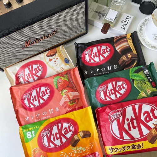 日本雀巢 Nestle kitkat 威化巧克力餅乾 迷你巧克力餅乾 袋裝 抹茶 黑巧克力 草莓 芝士蛋