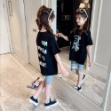 女童t恤純棉2024新款兒童夏裝短袖韓版洋氣大童夏季網紅半袖童裝-規格圖7