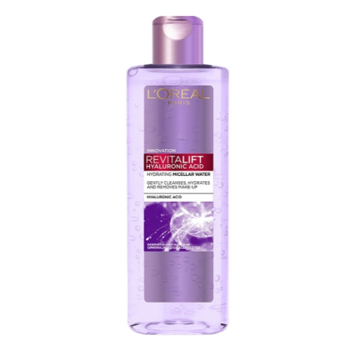 LOREAL Paris 巴黎萊雅 三合一卸妝潔顏水(玻尿酸高效溫和型)_400ml