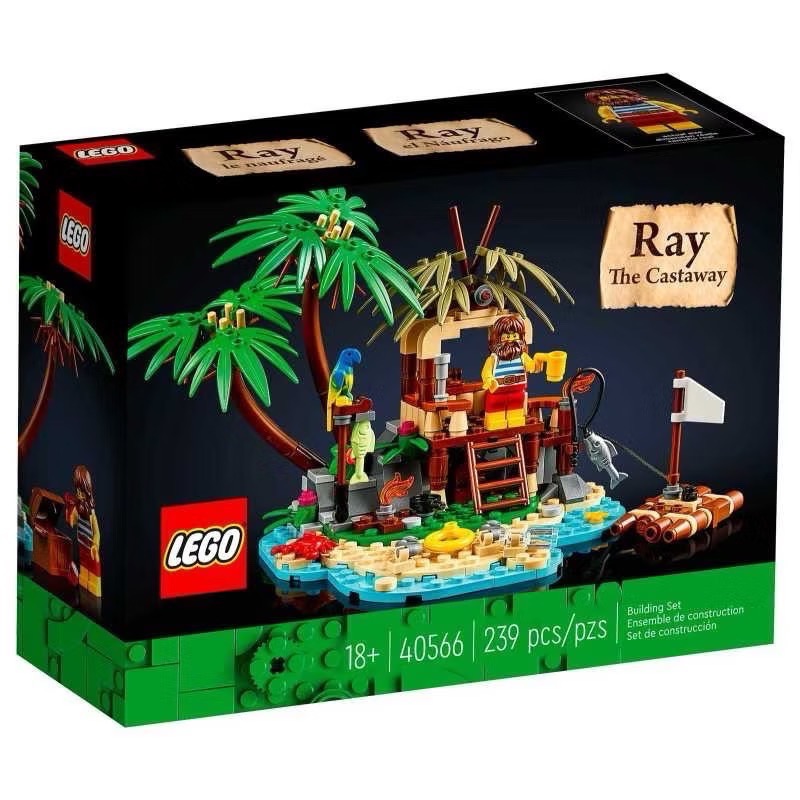 LEGO 樂高 40566 無人島求生記 Ray The Castaway-細節圖2