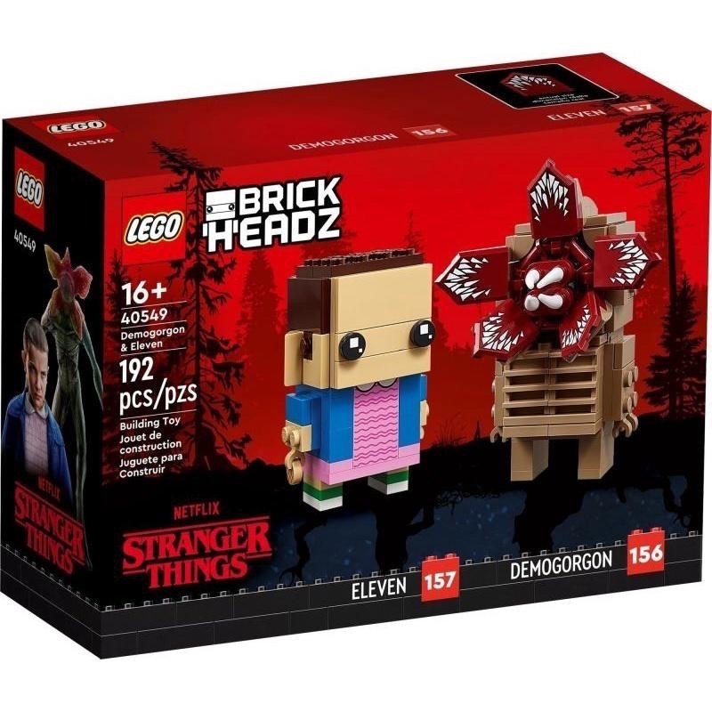 全新 樂高 Lego 40549 Brickheadz 怪奇物語 Demogorgon & Eleven-細節圖2