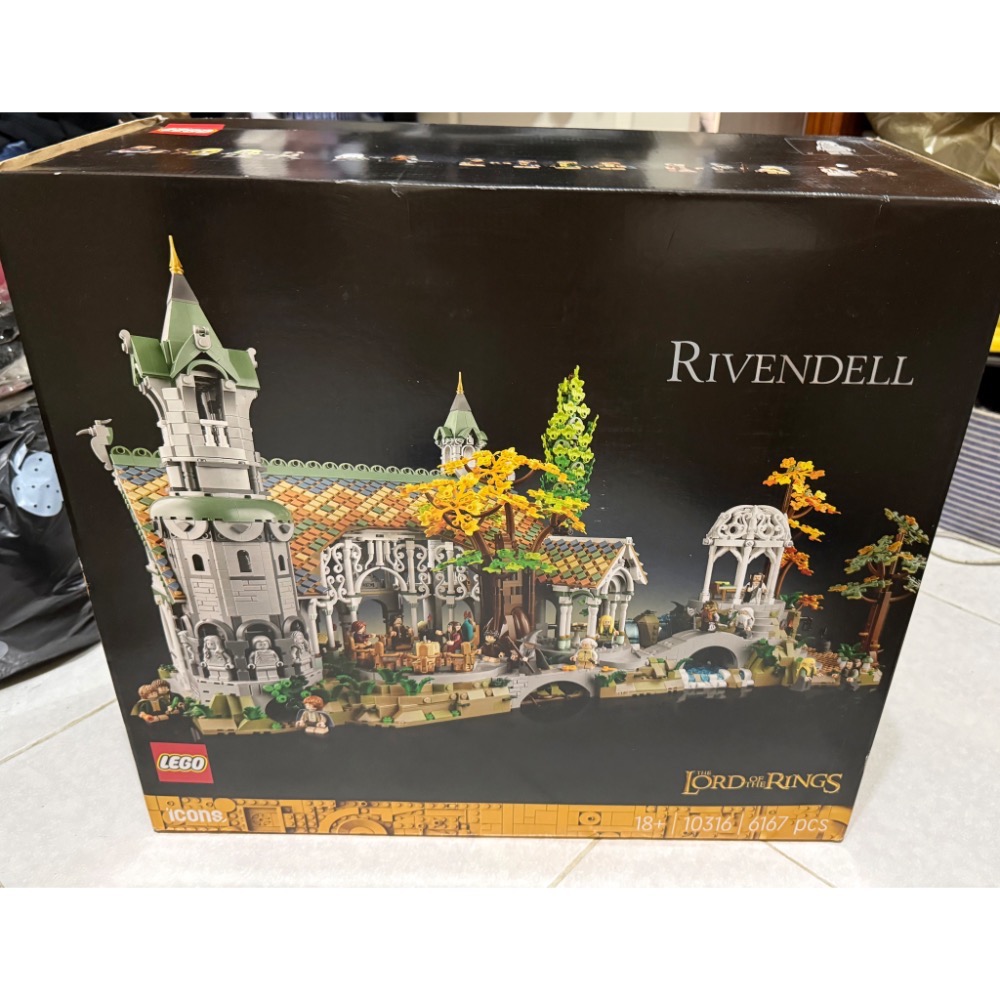 LEGO 10316 魔戒 瑞文戴爾 全新未拆-細節圖6