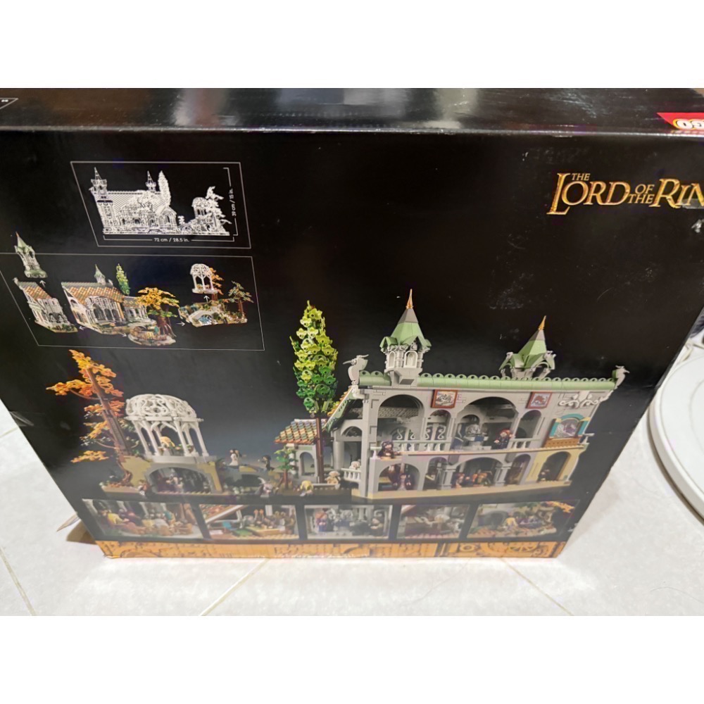 特價！ LEGO 10316 魔戒 瑞文戴爾 全新未拆 側面小摺痕適合自玩 可接受再下單-細節圖5
