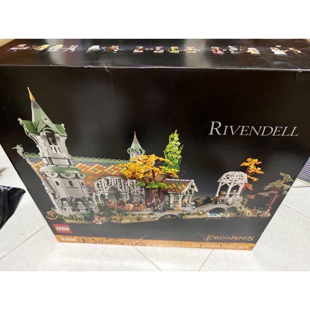 特價！ LEGO 10316 魔戒 瑞文戴爾 全新未拆 側面小摺痕適合自玩 可接受再下單-細節圖10
