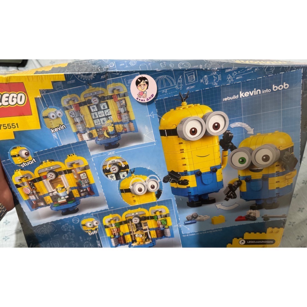 LEGO 75551 已絕版 小小兵 Minions 小壓傷 樂高 全新未拆-細節圖3