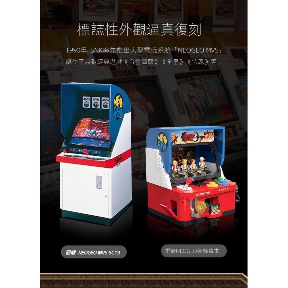 非LEGO【拼奇-越南大戰3（合金彈頭）街機積木】【台中現貨】新品首發! Pantasy合金彈頭正版授權 積木模型-細節圖2