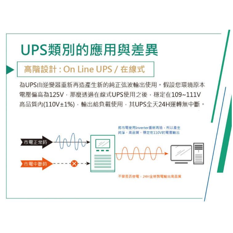 含稅 飛碟 1KVA UPS 不斷電系統 FT-1000BS 在線式 FT-TS10H 接替-細節圖7