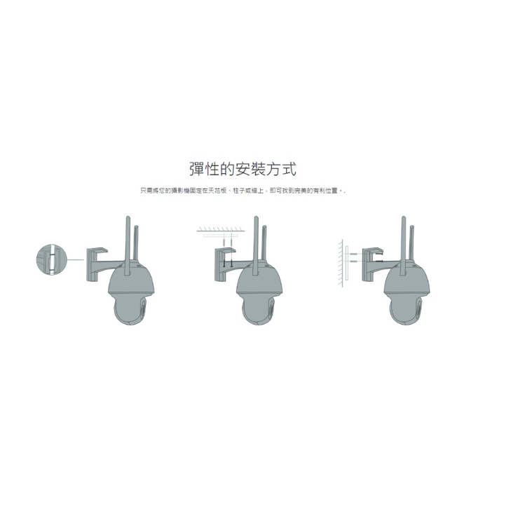 ❤️結帳6折 含稅 TP-LINK VIGI C540-W  4MP 戶外型全彩旋轉式網路攝影機 WIFI 監控-細節圖5