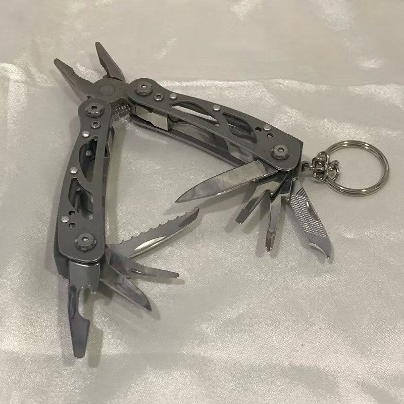 [沐沐屋]多功能工具鉗子折疊迷你戶外便攜多用工具小刀鉗子露營應急鉗子-細節圖2