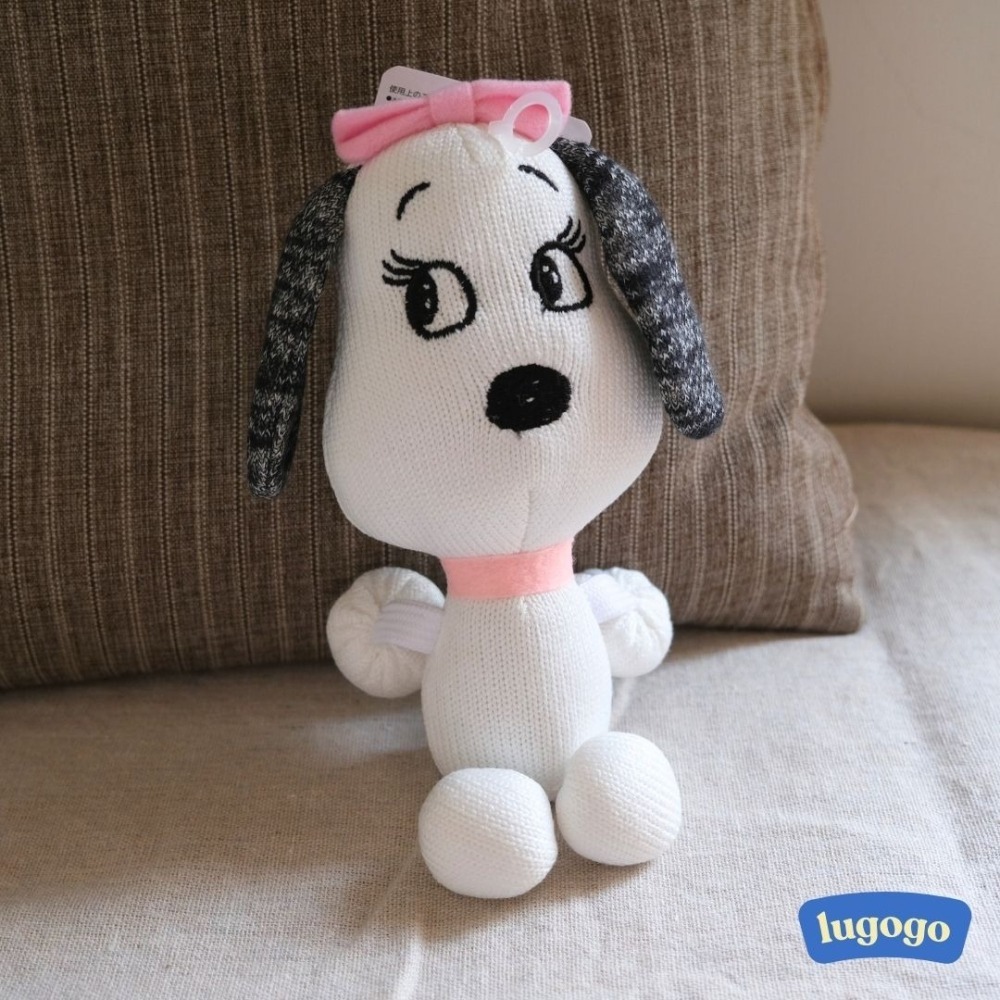 lugogo l 【Snoopy】寵物針織發聲玩具  史努比 歐拉夫 貝兒 系列 狗狗貓貓-細節圖5