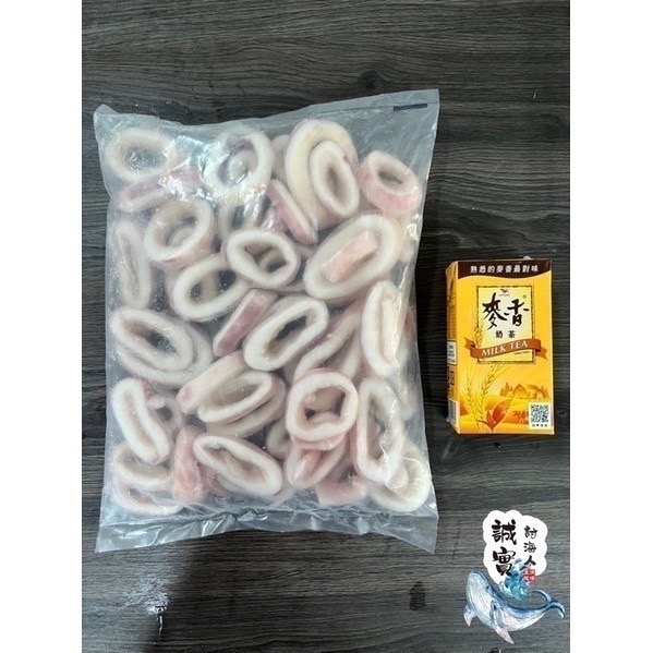 [誠實討海人]  阿根廷魷魚身切圈  (1kg±5%/250g±5%/包) 799免運  魷切 中卷 魷魚 魷魚圈-細節圖2