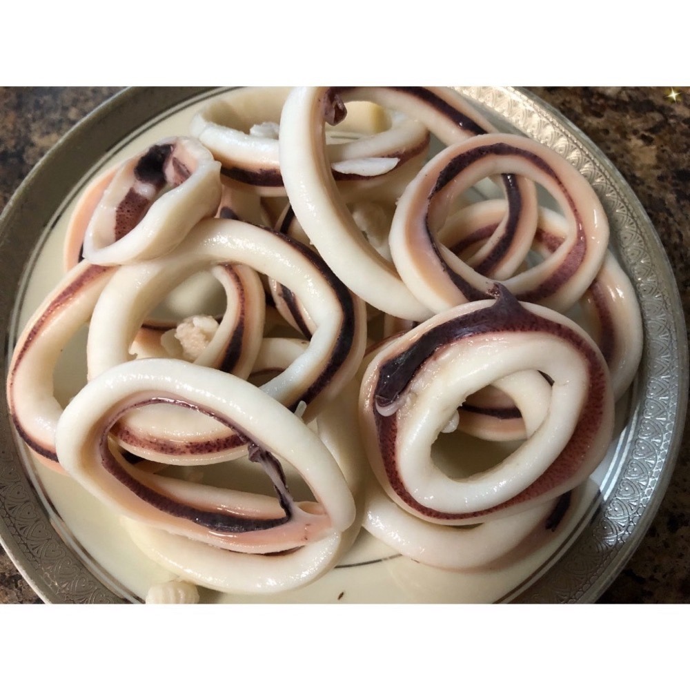 [誠實討海人]  阿根廷魷魚身切圈  (1kg±5%/250g±5%/包) 799免運  魷切 中卷 魷魚 魷魚圈-細節圖4