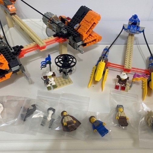 [步步高］二手已組lego7171星戰競賽飛艇（無盒書）-細節圖5