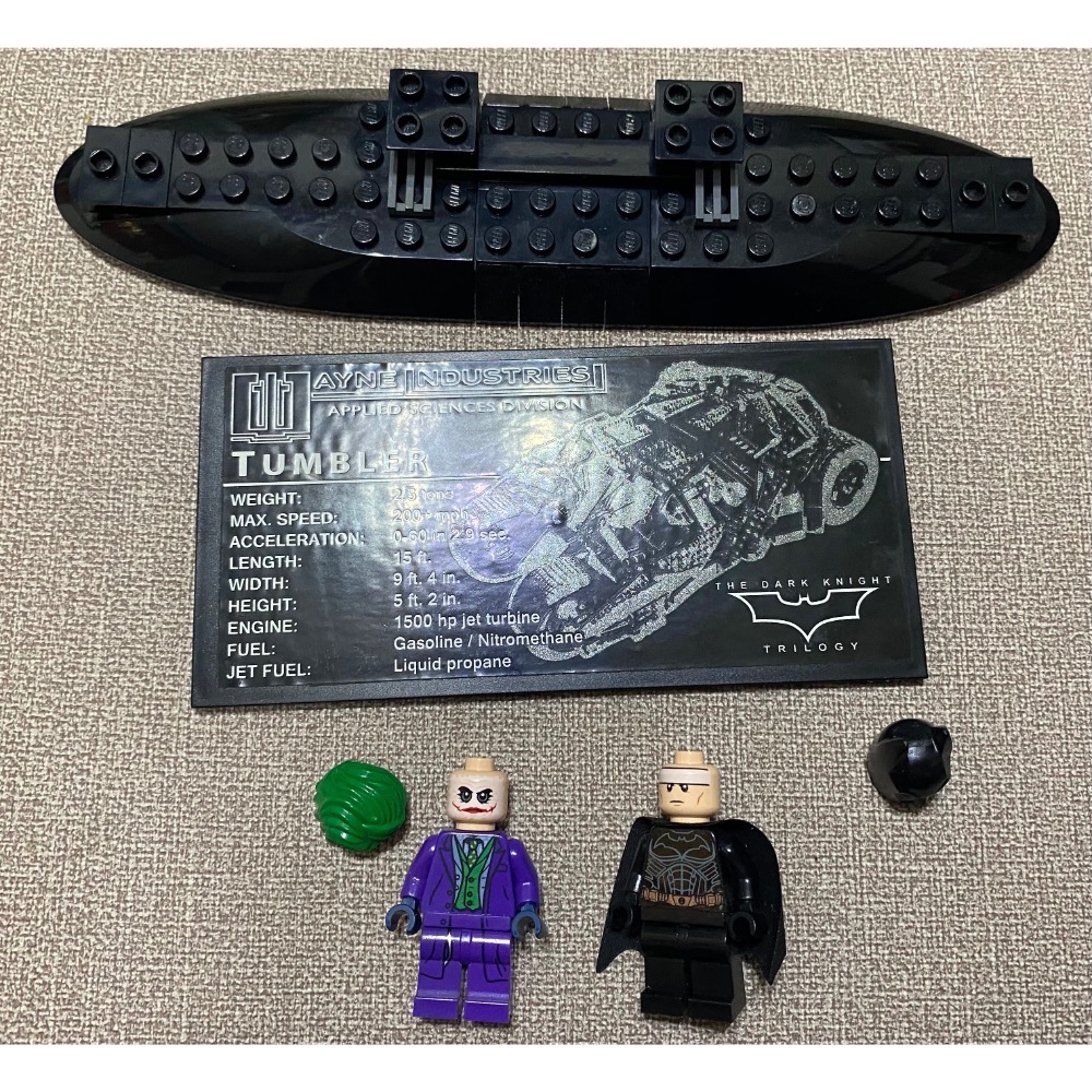 ［步步高］已組擺設lego 76023 蝙蝠俠小丑和站台（無蝙蝠車）-細節圖3