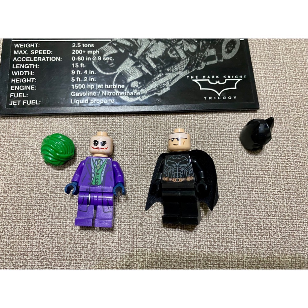 ［步步高］已組擺設lego 76023 蝙蝠俠小丑和站台（無蝙蝠車）-細節圖4