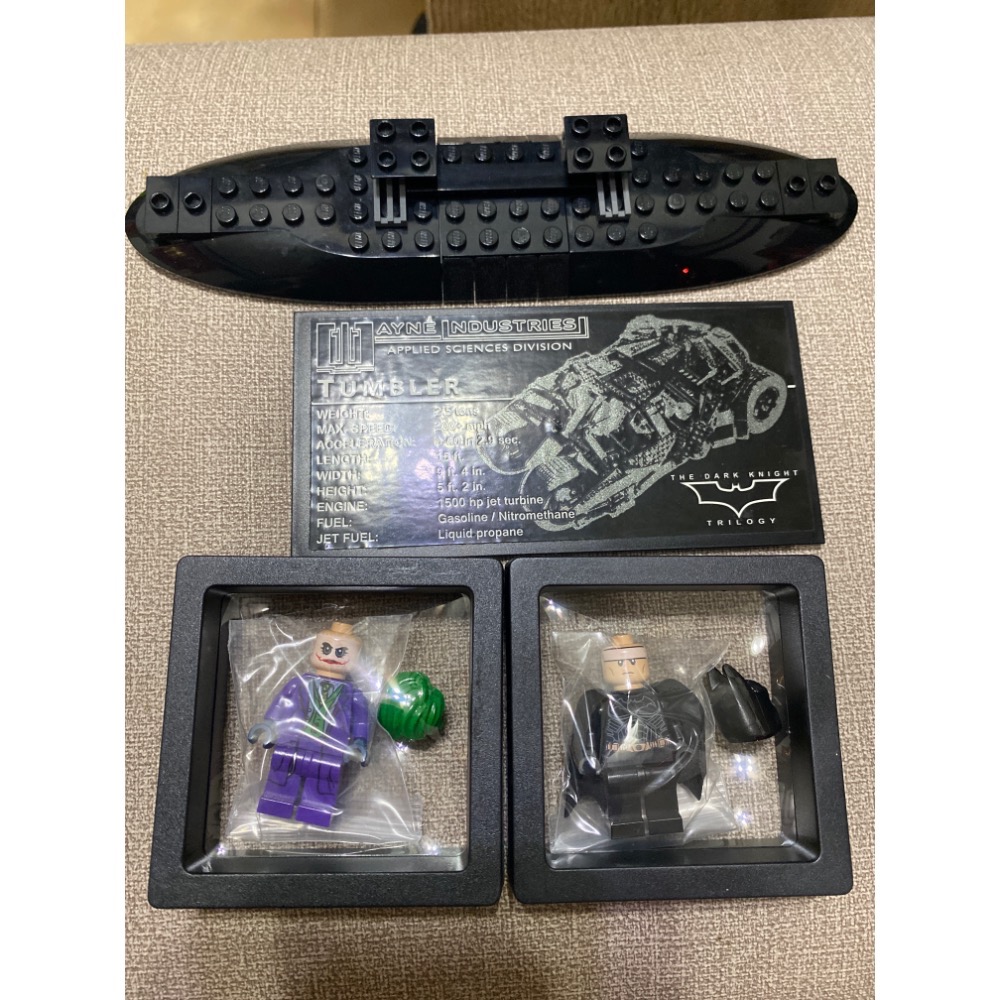 ［步步高］已組擺設lego 76023 蝙蝠俠小丑和站台（無蝙蝠車）-細節圖7