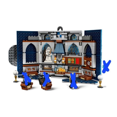 [步步高］全新拆賣 Lego 76411（有書無盒，如圖）