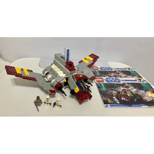 ［步步高］二手已組lego 8019 星際大戰 Republic Attack Shuttle (有書無盒）
