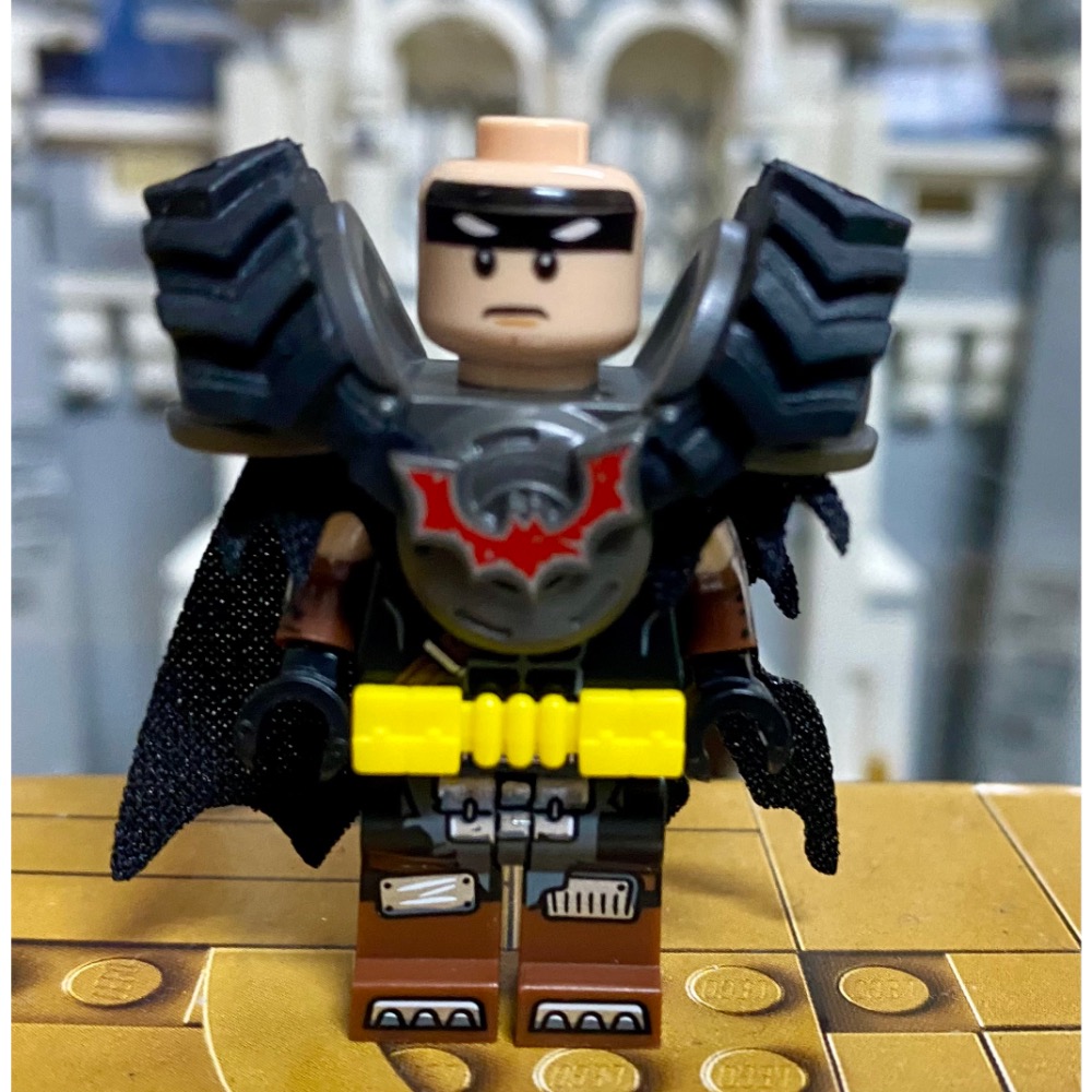 ［步步高］展品Lego 樂高 70840 蝙蝠俠（眼部上緣有如圖，無把玩，僅展示，關節正常近新如圖）-細節圖3