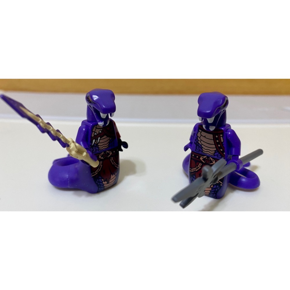 ［步步高］展品樂高 lego紫蛇王和戰士合售-細節圖2