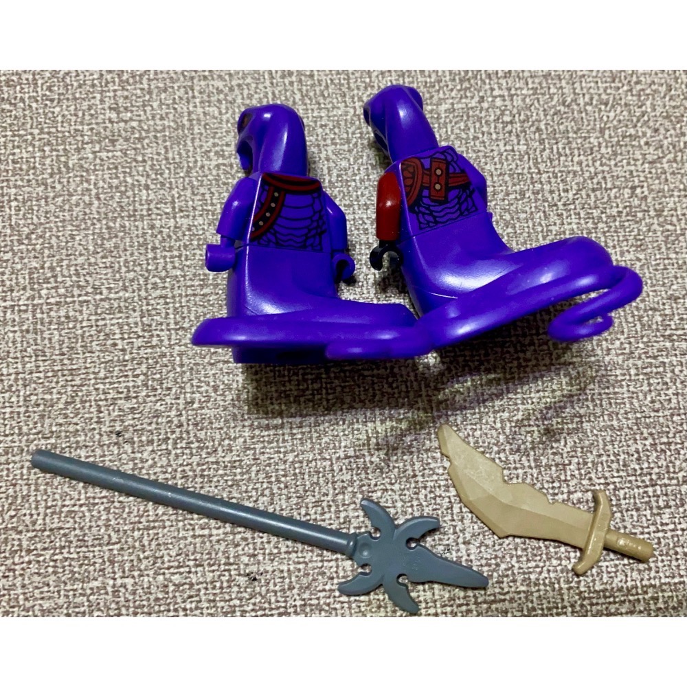 ［步步高］展品樂高 lego紫蛇戰士兩隻合售（關節正常）-細節圖2