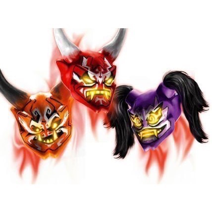 ［步步高］二手展品已組lego70643 忍者復活祭壇（場景含三面具）（無盒書）-細節圖2