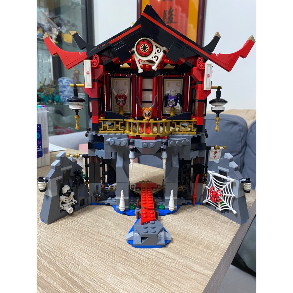 ［步步高］二手展品已組lego70643 忍者復活祭壇（場景含三面具）（無盒書）-細節圖3