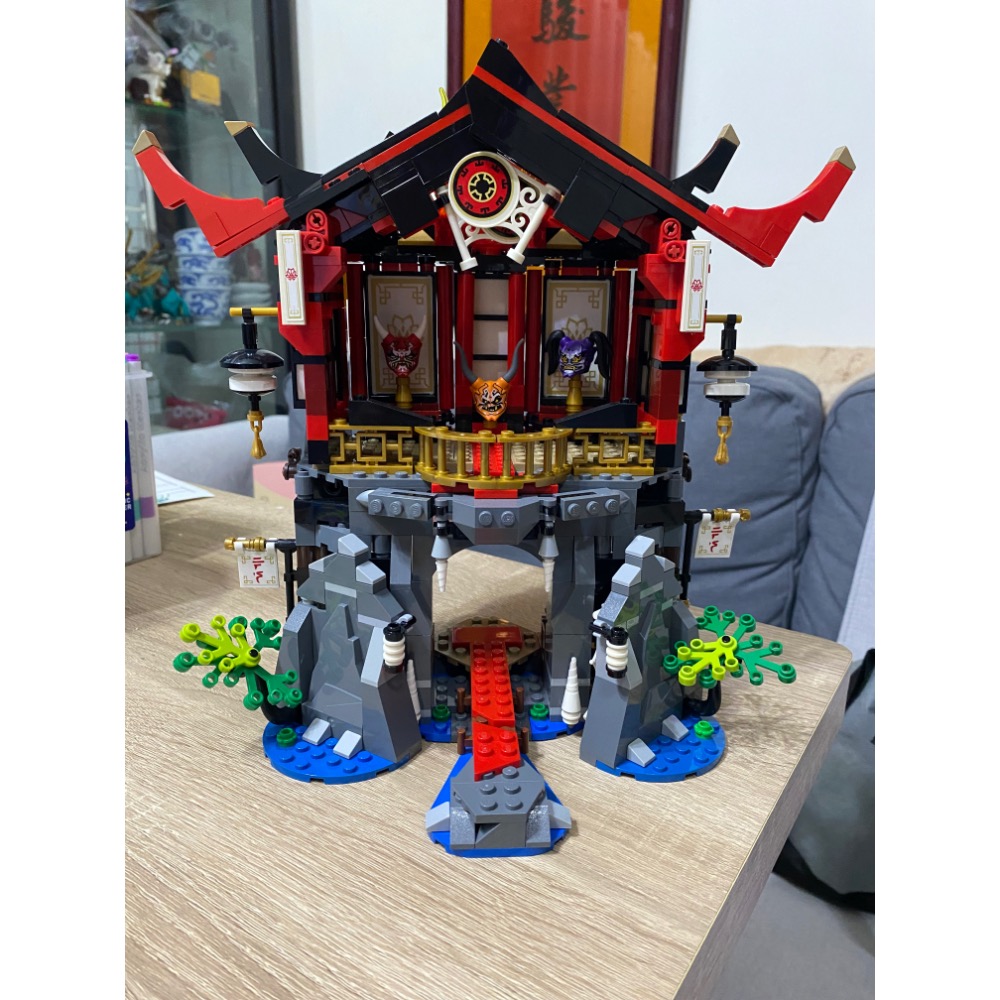 ［步步高］二手展品已組lego70643 忍者復活祭壇（場景含三面具）（無盒書）-細節圖4