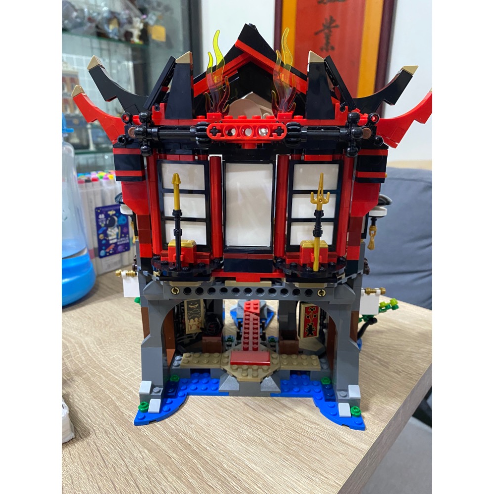［步步高］二手展品已組lego70643 忍者復活祭壇（場景含三面具）（無盒書）-細節圖5