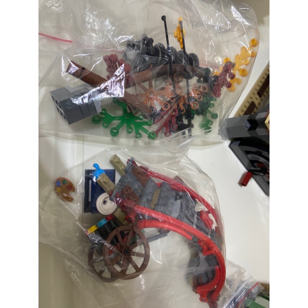 [步步高］展品場景樂高lego 70751 飛天忍者神廟（無書盒，無人偶僅場景有缺如下）-細節圖5