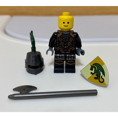 [步步高］特價展品樂高lego 6918 cas493 中世紀龍騎士（左手鬆，頭非原盒組）