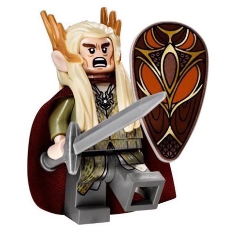 [步步高］展示樂高lego 79012 精靈王含盾牌武器（深棕戰馬配馬鞍）-細節圖3