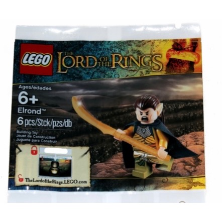 ［步步高］展示品樂高lego 5000202 魔戒愛隆王（配深棕戰馬含馬鞍）（有原袋）如圖-細節圖4