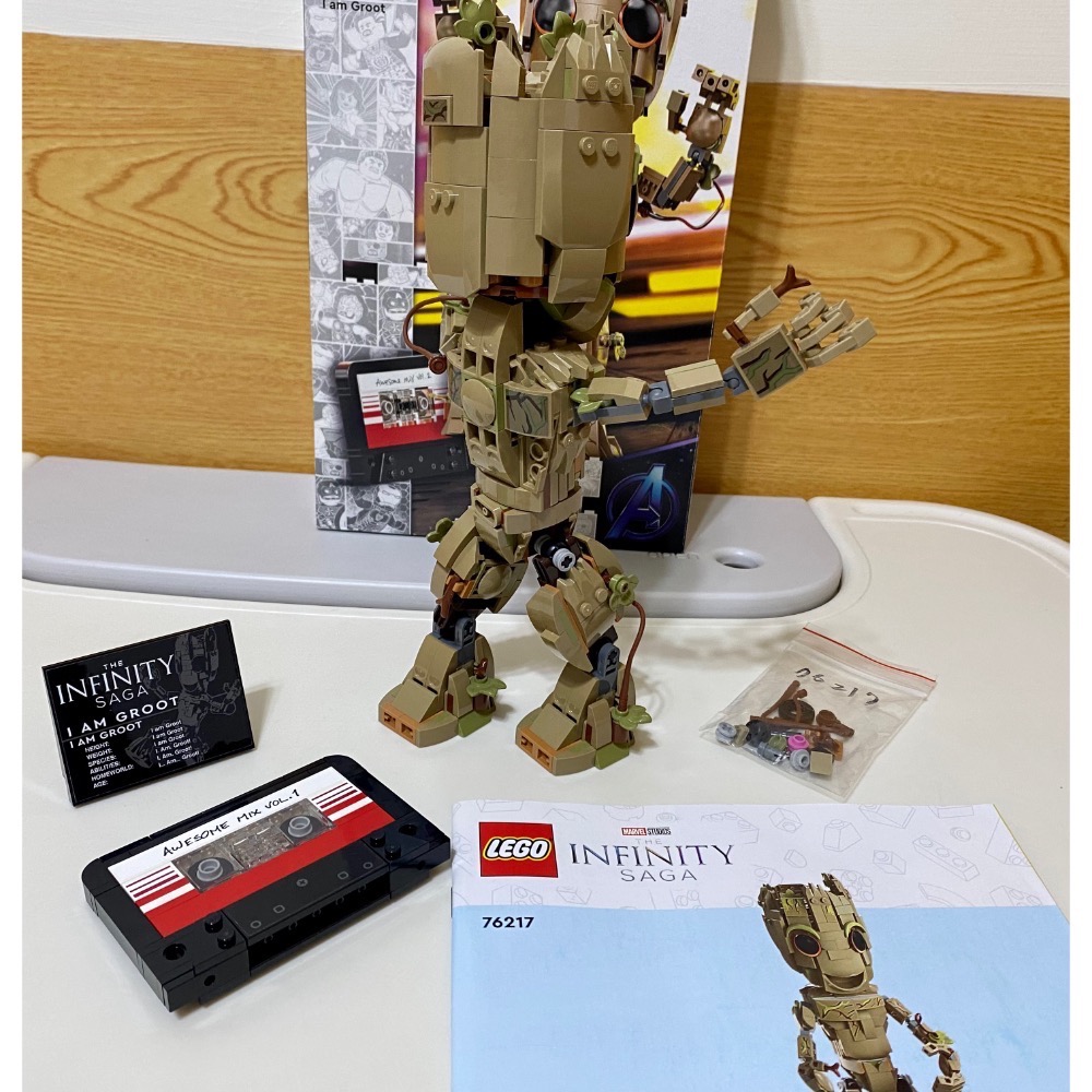 ［步步高］已組樂高lego76217 我是格魯特（有盒書）-細節圖3