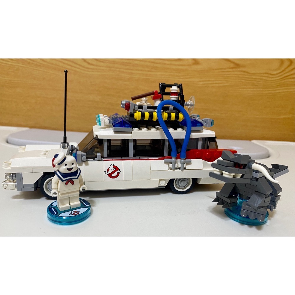 ［步步高］展品樂高lego 抓鬼車+2人偶（含車內）+小怪獸（合售如圖，無盒無書）-細節圖4