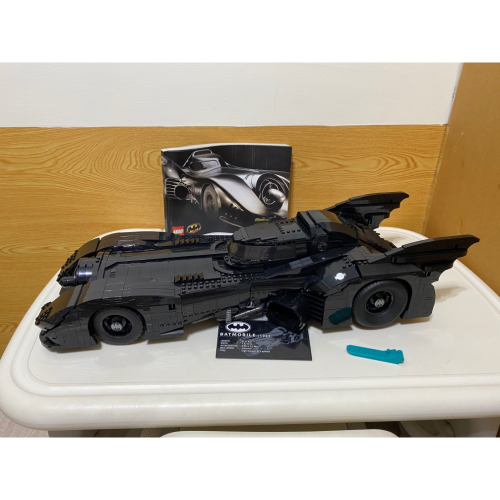 ［步步高］展品樂高lego76139 經典蝙蝠車1989（僅載具無人偶及人偶站台）（有盒書）